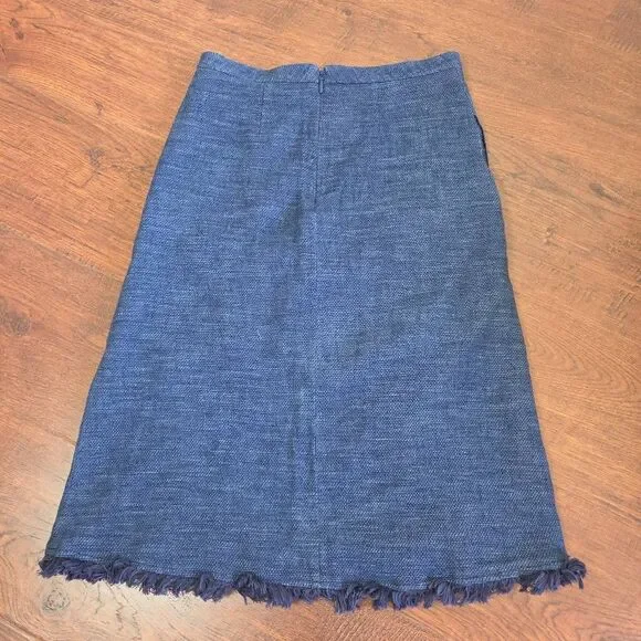 BCBGMaxAzria Mannie A-Line Midi Skirt - Picture 8 of 9